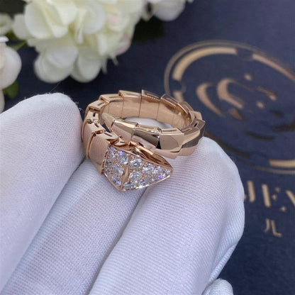 [Windsor Jewelry]SERPENTI RING PINK GOLD DIAMOND