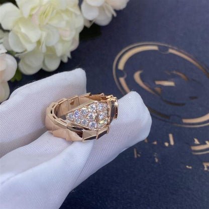[Windsor Jewelry]SERPENTI RING PINK GOLD DIAMOND