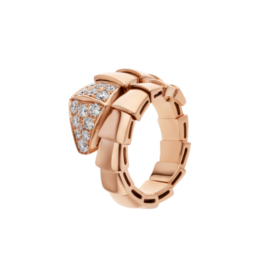 [Windsor Jewelry]SERPENTI RING PINK GOLD DIAMOND