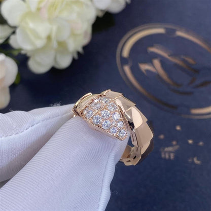 [Windsor Jewelry]SERPENTI RING PINK GOLD DIAMOND