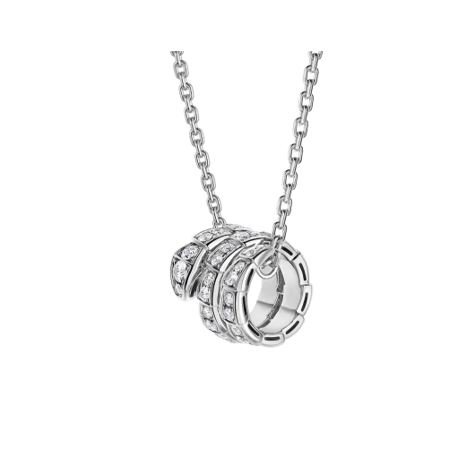 [Windsor Jewelry]SERPENTI  NECKLACE DOUBLE RING DIAMOND