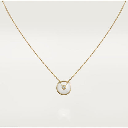 [Windsor Jewelry]AMULETTE ROSE GOLD MOP NECKLACE