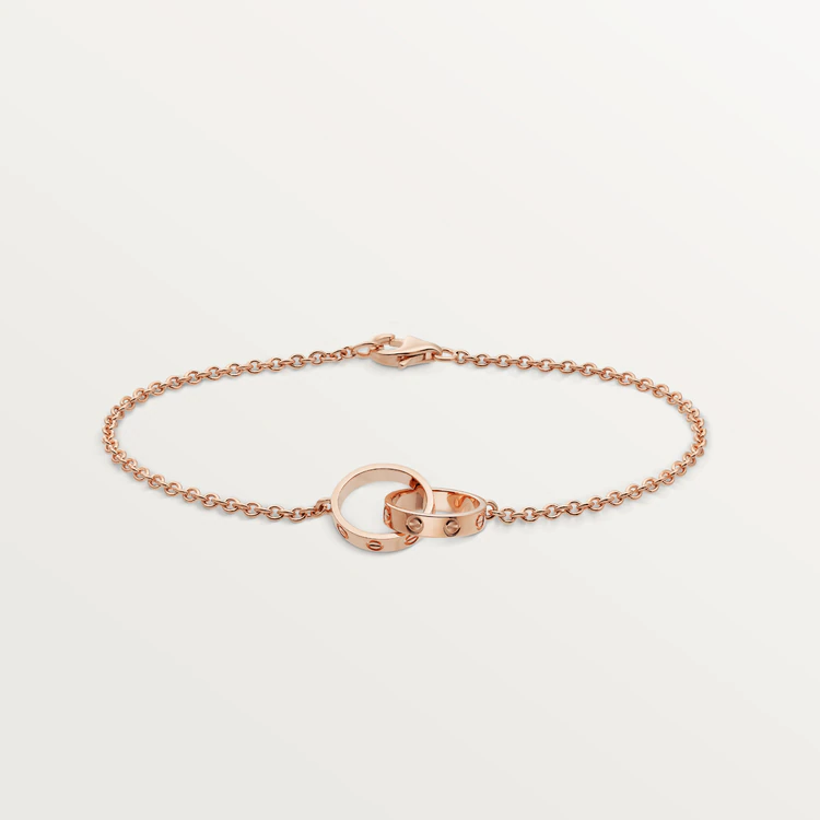 [Windsor Jewelry]LOVE BRACELET DOUBLE RING