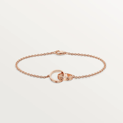 [Windsor Jewelry]LOVE BRACELET DOUBLE RING