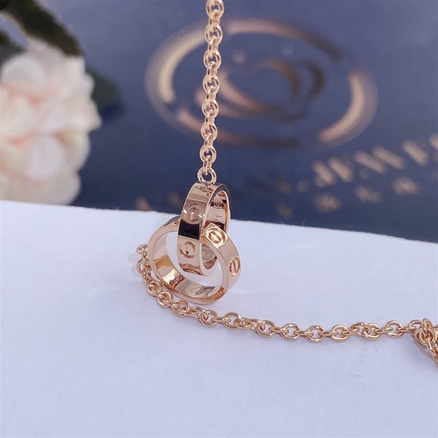 [Windsor Jewelry]LOVE BRACELET DOUBLE RING