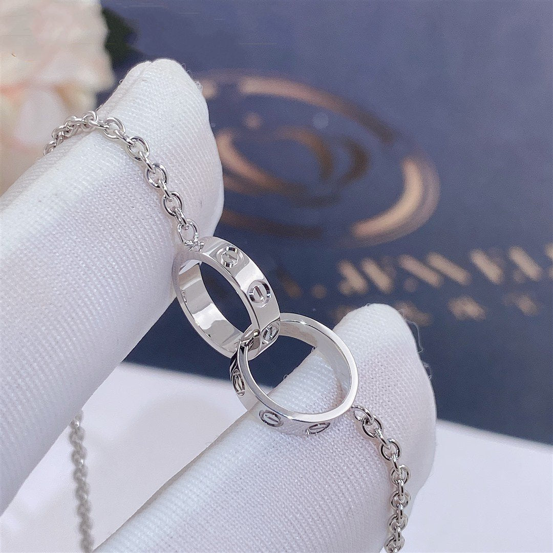 [Windsor Jewelry]LOVE BRACELET DOUBLE RING