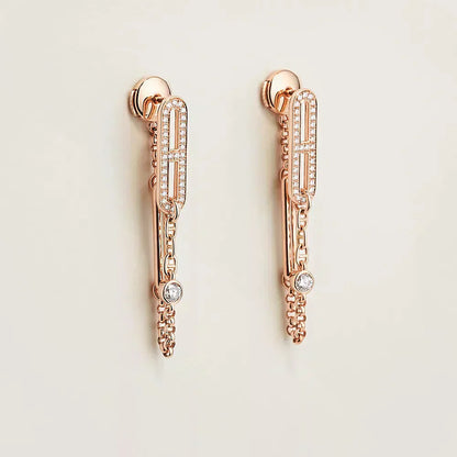 [Windsor Jewelry]CHAINE CHAOS DIAMOND DROP EARRINGS