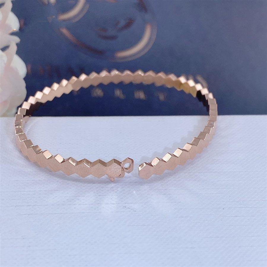 [Windsor Jewelry]BEE LOVE PINK GOLD BRACELET
