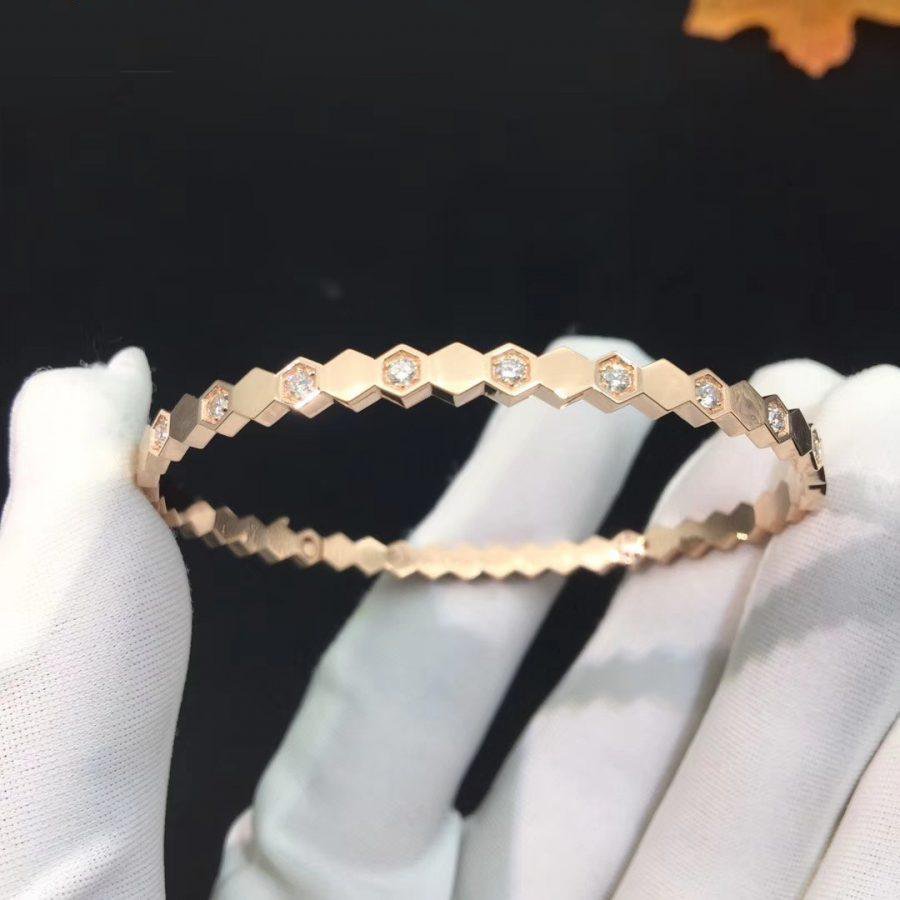 [Windsor Jewelry]BEE LOVE PINK GOLD DIAMOND BRACELET