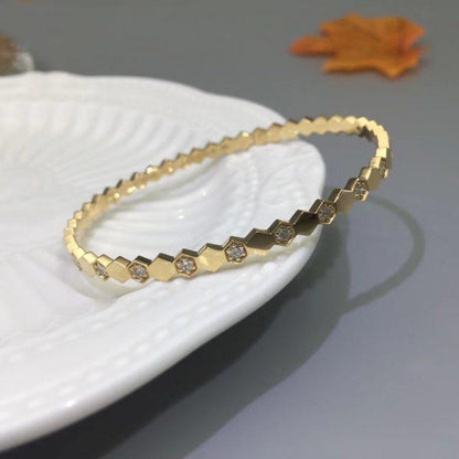 [Windsor Jewelry]BEE LOVE GOLD DIAMOND BRACELET