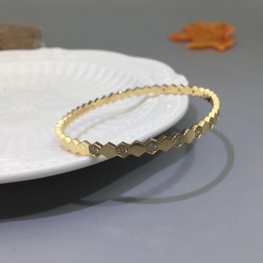 [Windsor Jewelry]BEE LOVE GOLD DIAMOND BRACELET