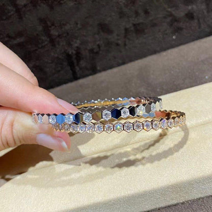[Windsor Jewelry]BEE LOVE GOLD BRACELET FULL DIAMOND