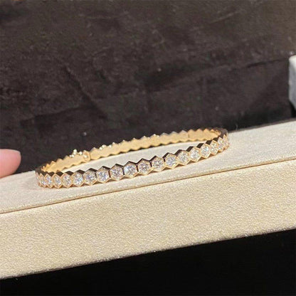 [Windsor Jewelry]BEE LOVE GOLD BRACELET FULL DIAMOND