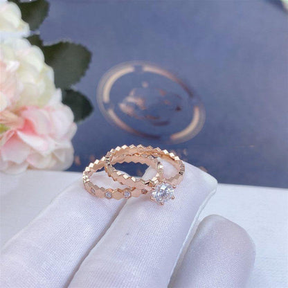[Windsor Jewelry]BEE LOVE RING PINK GOLD DIAMOND