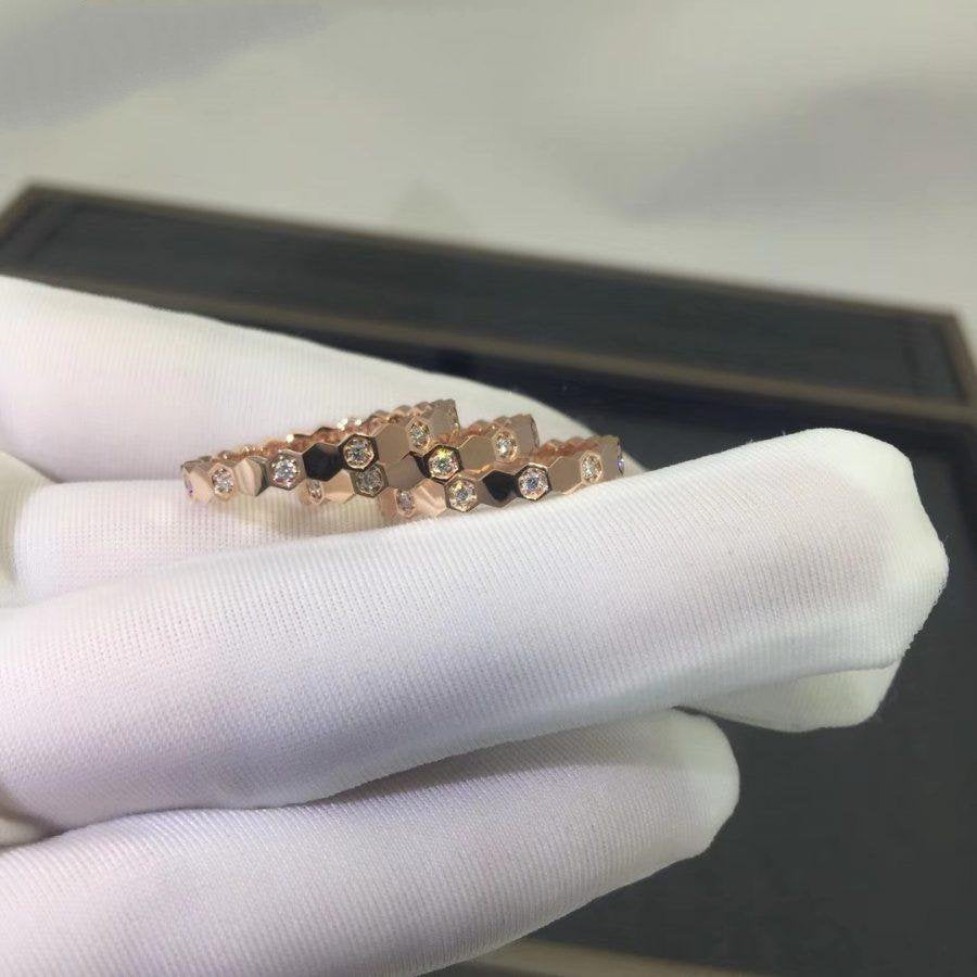 [Windsor Jewelry]BEE LOVE RING PINK GOLD DIAMOND
