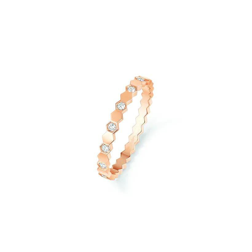 [Windsor Jewelry]BEE LOVE RING PINK GOLD DIAMOND