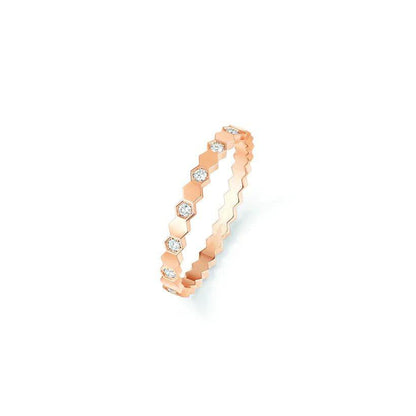 [Windsor Jewelry]BEE LOVE RING PINK GOLD DIAMOND