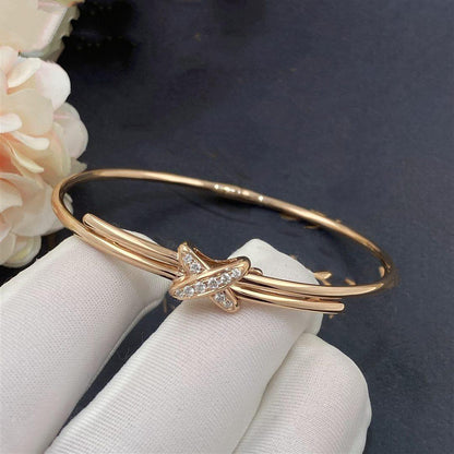 [Windsor Jewelry]JEUX DE BRACELET PINK GOLD DIAMONDS