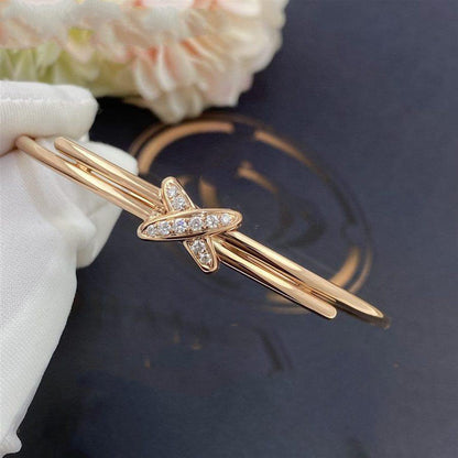 [Windsor Jewelry]JEUX DE BRACELET PINK GOLD DIAMONDS