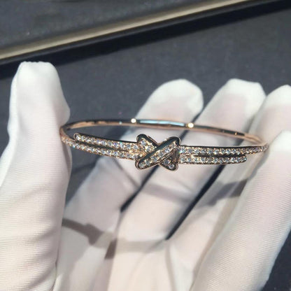 [Windsor Jewelry]JEUX DE BRACELET DIAMONDS PINK GOLD