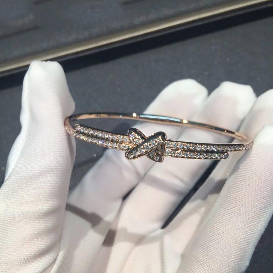 [Windsor Jewelry]JEUX DE BRACELET DIAMONDS PINK GOLD