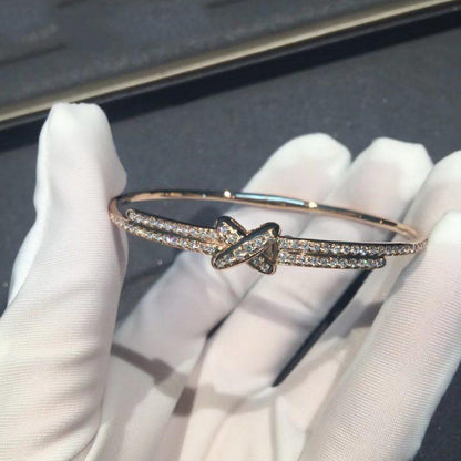[Windsor Jewelry]JEUX DE BRACELET DIAMONDS PINK GOLD