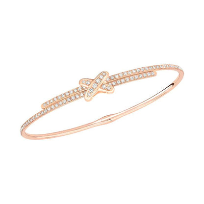 [Windsor Jewelry]JEUX DE BRACELET DIAMONDS PINK GOLD