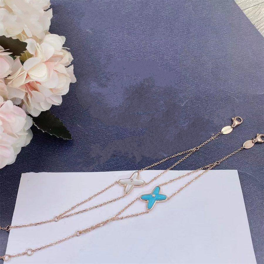 [Windsor Jewelry]JEUX BRACELET TURQUOISE PINK GOLD 1 DIAMOND