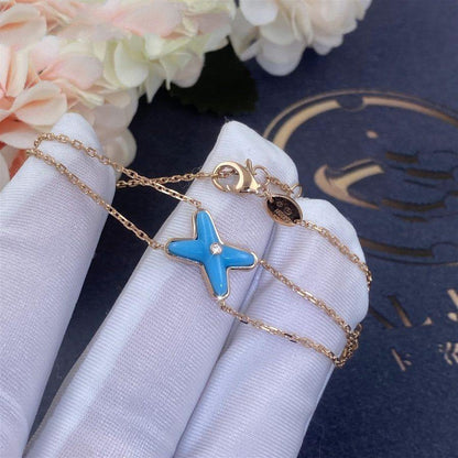 [Windsor Jewelry]JEUX BRACELET TURQUOISE PINK GOLD 1 DIAMOND