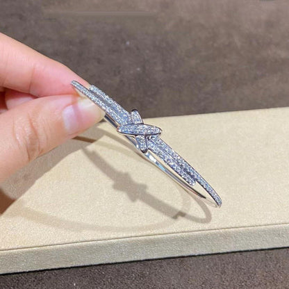 [Windsor Jewelry]JEUX DE BRACELET DIAMONDS SILVER