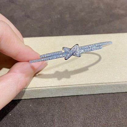 [Windsor Jewelry]JEUX DE BRACELET DIAMONDS SILVER