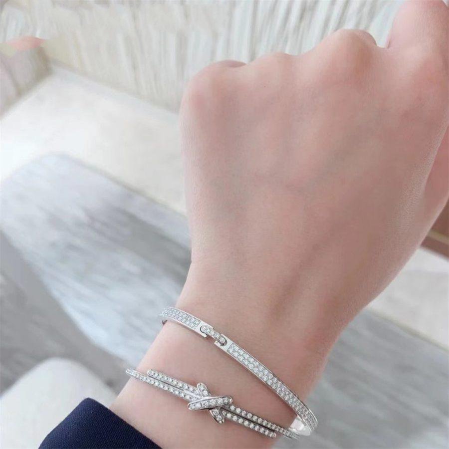 [Windsor Jewelry]JEUX DE BRACELET DIAMONDS SILVER