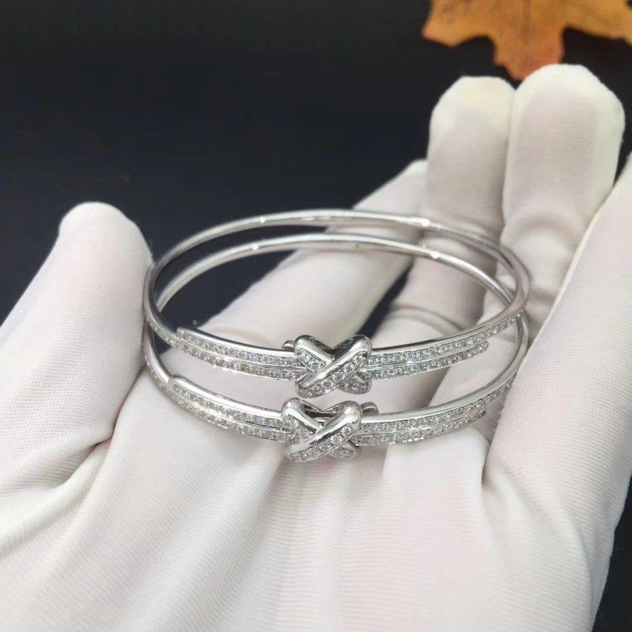 [Windsor Jewelry]JEUX DE BRACELET DIAMONDS SILVER