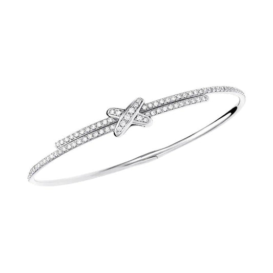 [Windsor Jewelry]JEUX DE BRACELET DIAMONDS SILVER
