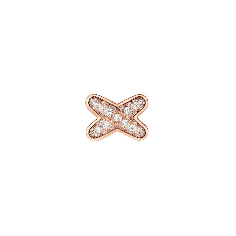 [Windsor Jewelry]JEUX DE PINK GOLD DIAMOND EARRINGS