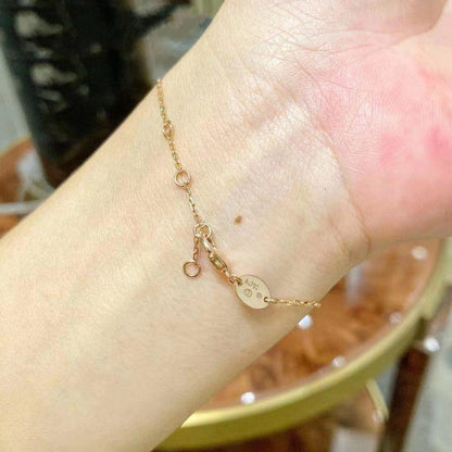[Windsor Jewelry]JEUX DE BRACELET MOP PINK GOLD DIAMONDS