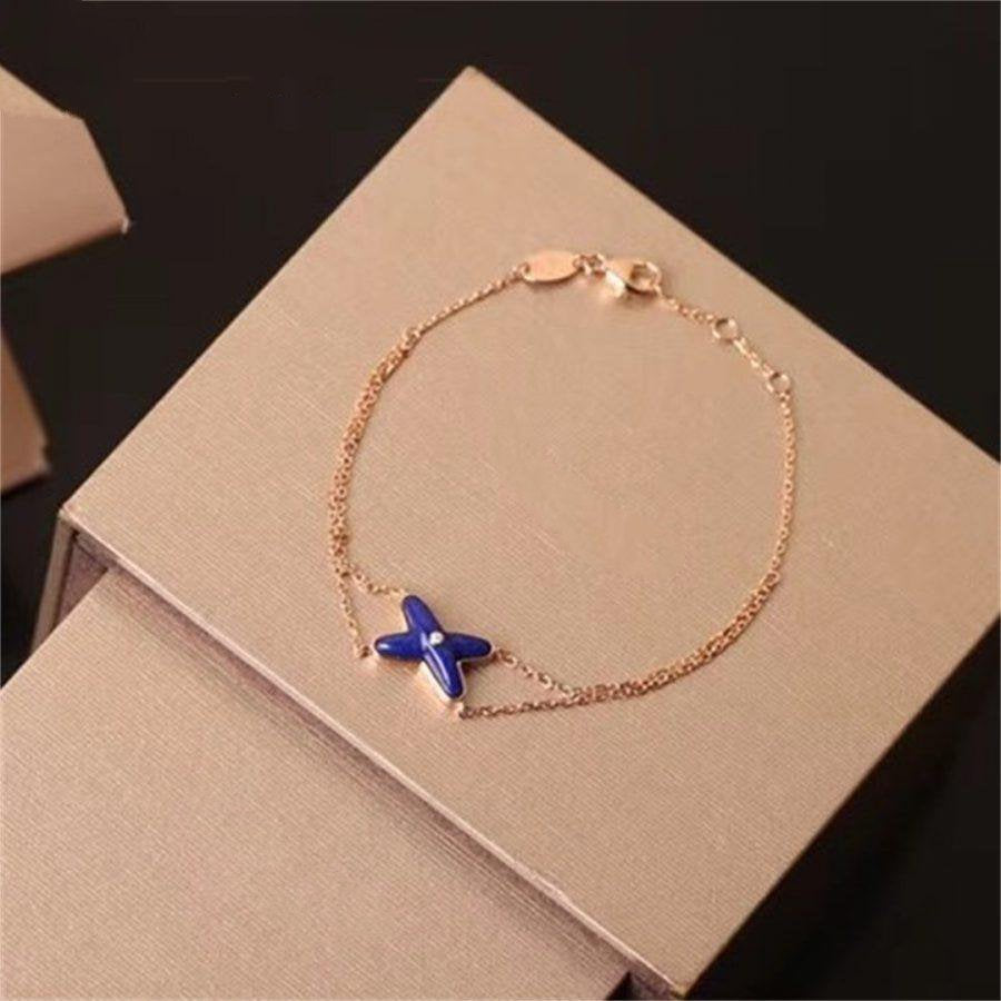 [Windsor Jewelry]Hollow Design Four-Leaf Clover Flower Shape Ring