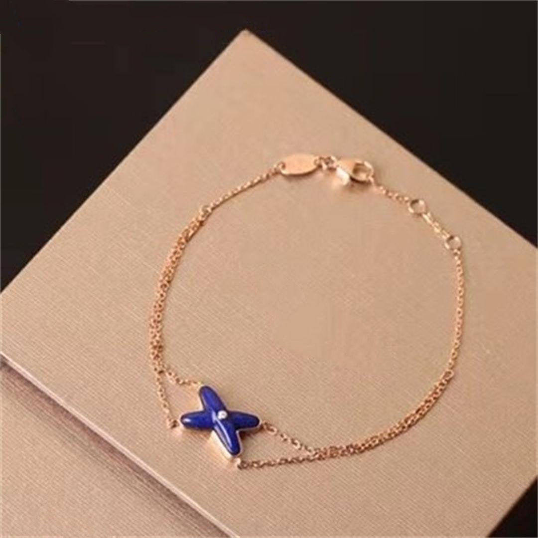 [Windsor Jewelry]Hollow Design Four-Leaf Clover Flower Shape Ring