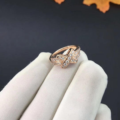 [Windsor Jewelry]JEUX DE RING PINK GOLD DIAMOND