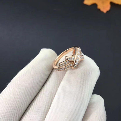 [Windsor Jewelry]JEUX DE RING PINK GOLD DIAMOND