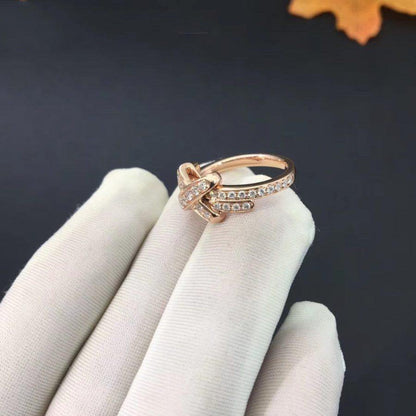[Windsor Jewelry]JEUX DE RING PINK GOLD DIAMOND
