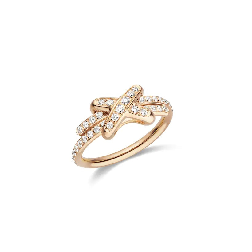 [Windsor Jewelry]JEUX DE RING PINK GOLD DIAMOND