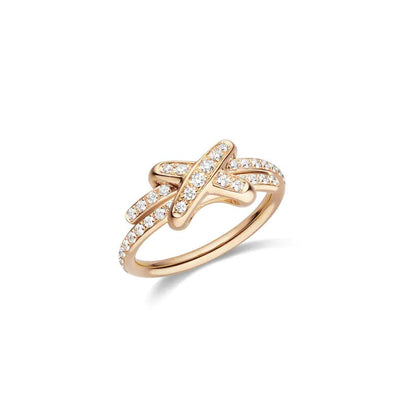 [Windsor Jewelry]JEUX DE RING PINK GOLD DIAMOND