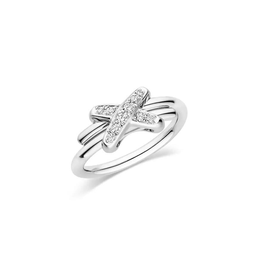 [Windsor Jewelry]JEUX DE SILVER DIAMOND RING