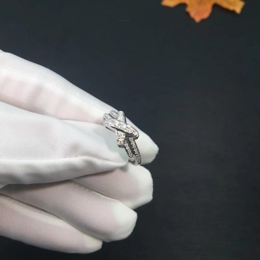 [Windsor Jewelry]JEUX DE SILVER DIAMOND RING
