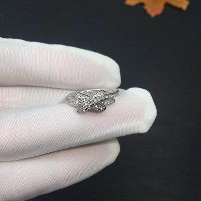 [Windsor Jewelry]JEUX DE SILVER DIAMOND RING