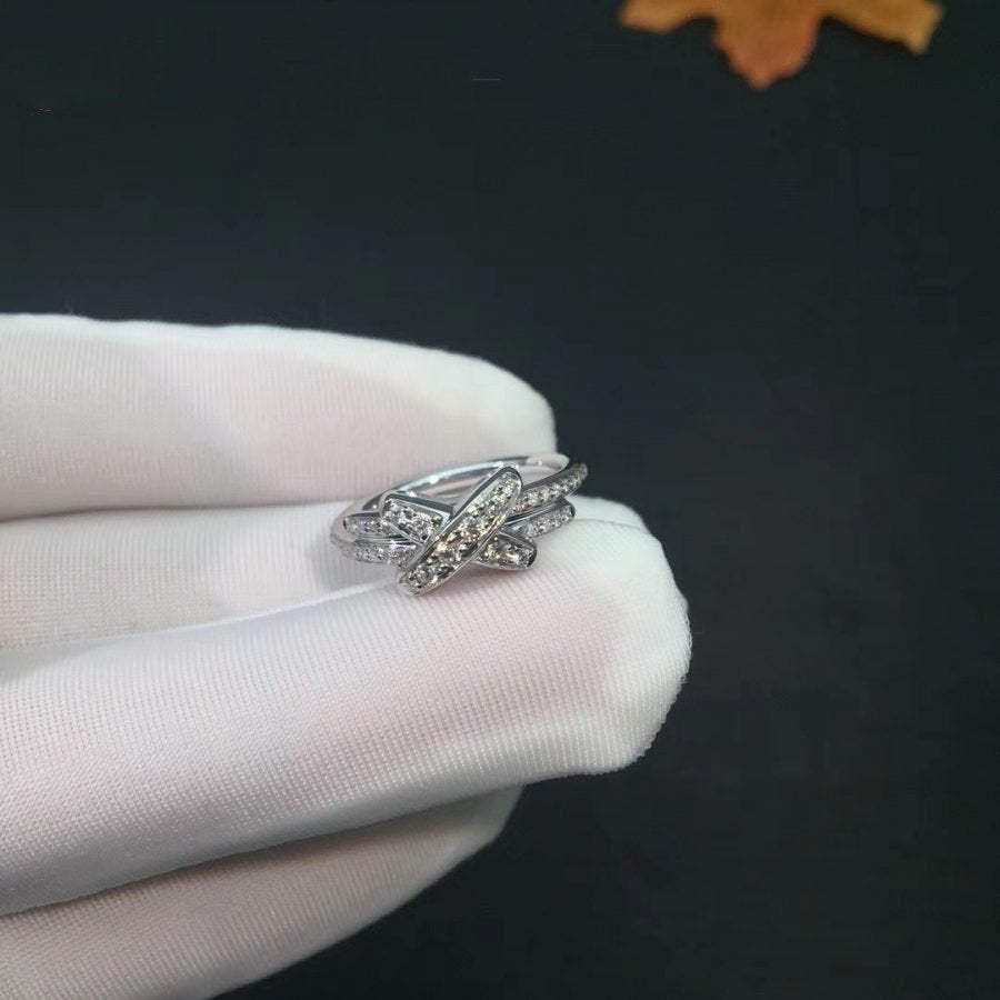 [Windsor Jewelry]JEUX DE SILVER DIAMOND RING