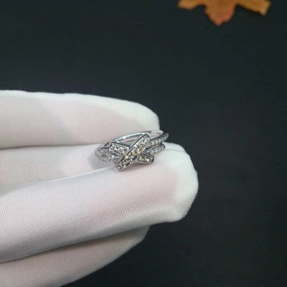 [Windsor Jewelry]JEUX DE SILVER DIAMOND RING