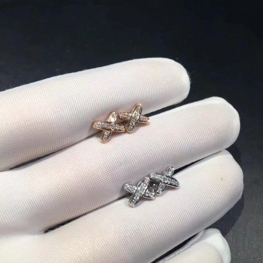 [Windsor Jewelry]JEUX DE DIAMOND EARRINGS