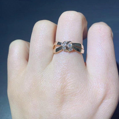 [Windsor Jewelry]LIENS RING PINK GOLD DIAMOND